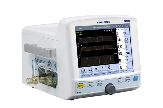 Вентилятор Icu 100 сигналов тревоги портативный, пневматически машина реанимации дыша